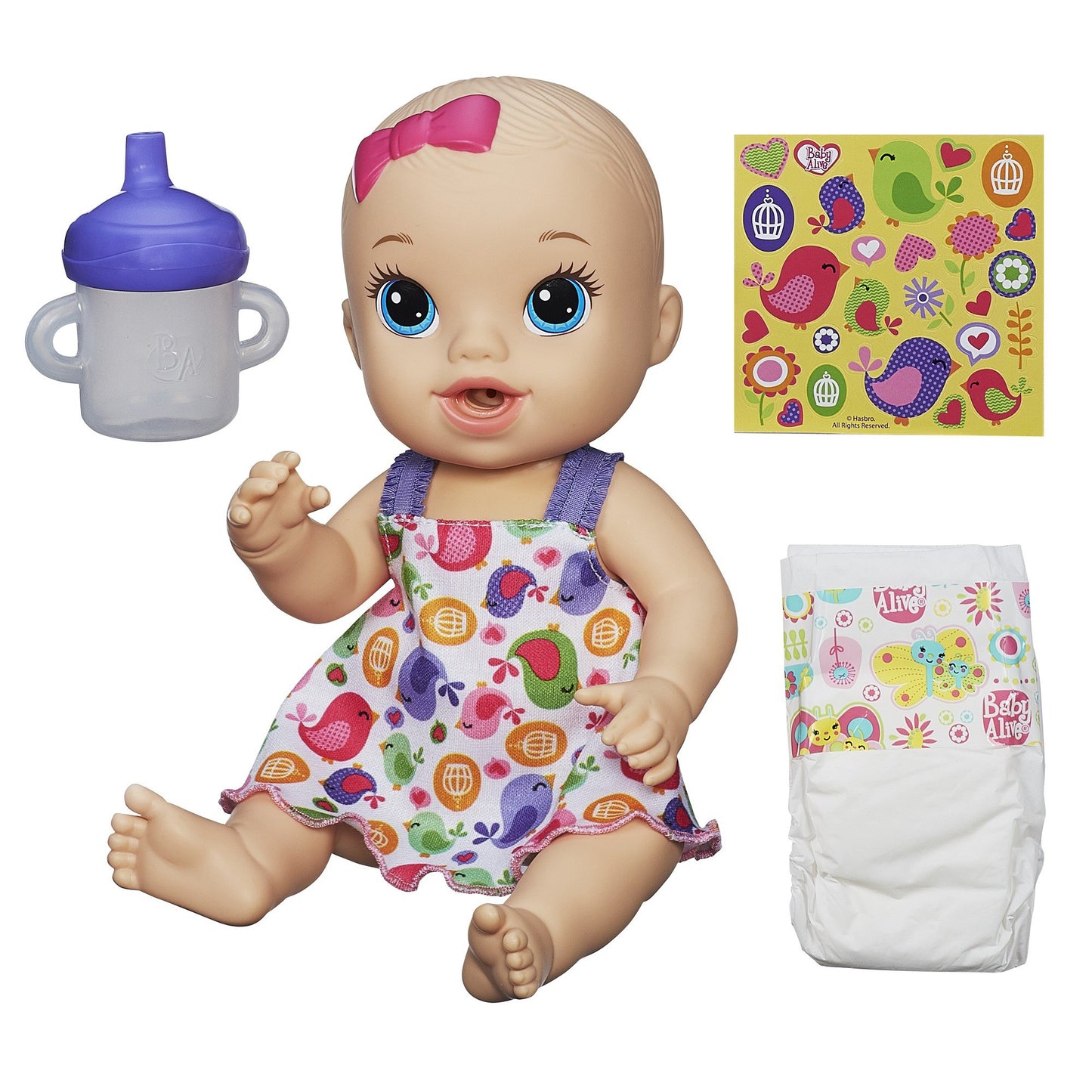 Baby Alive Sips N Cuddles Blonde Model Doll