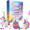 Blue Squid Diamond Art Kits For Kids – Fun & Easy Diy 5D Gem Art Gift Set For Keychains, Stickers, Sun Catchers - Diamond Painting Arts & Crafts Kit For Kids, Girls, Boys Ages 6 7 8 9 10 11 12