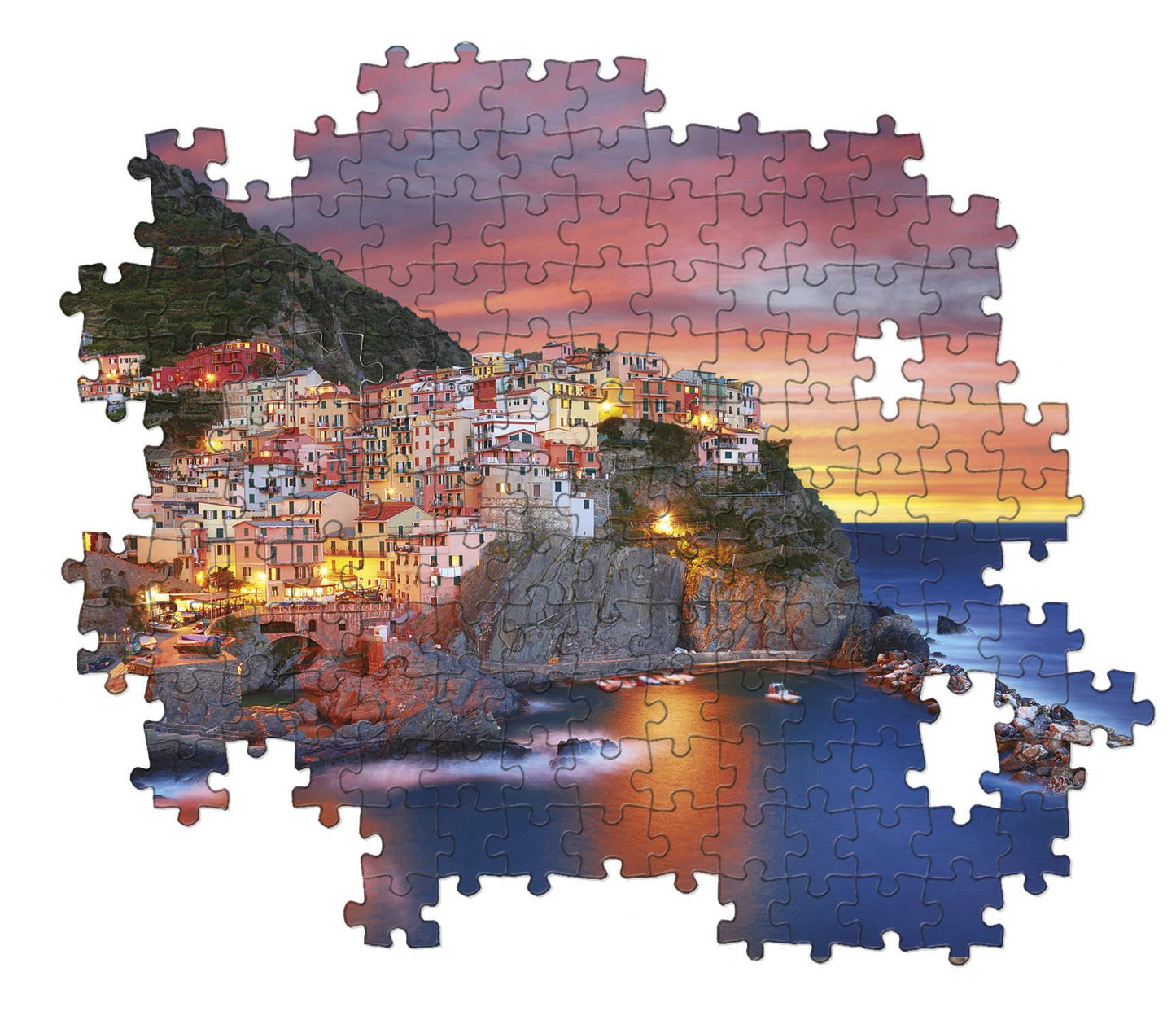 Clementoni - 39647 Collection Puzzle Manarola - Jigsaw Puzzle 1000 Pieces, Made In Italy, Jigsaw Puzzle For Adults