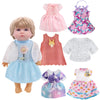 Girl Doll Clothes And Accessories 6 Sets Doll Clothes For 12 Inch Dolls Alive-Baby Doll Clothes Dress Pajamas Lovely Baby Doll Outfits Accessories For Christmas Birthday For Little Girl