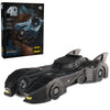 4D Build DC Batman Retro Batmobile 3D Model Kit with Stand Batman Collectibles & Desk D?cor mature-themed Puzzle Building Toys 3D Puzzles for mature-themeds & Teens 202 Pieces for Ages 12 & Up