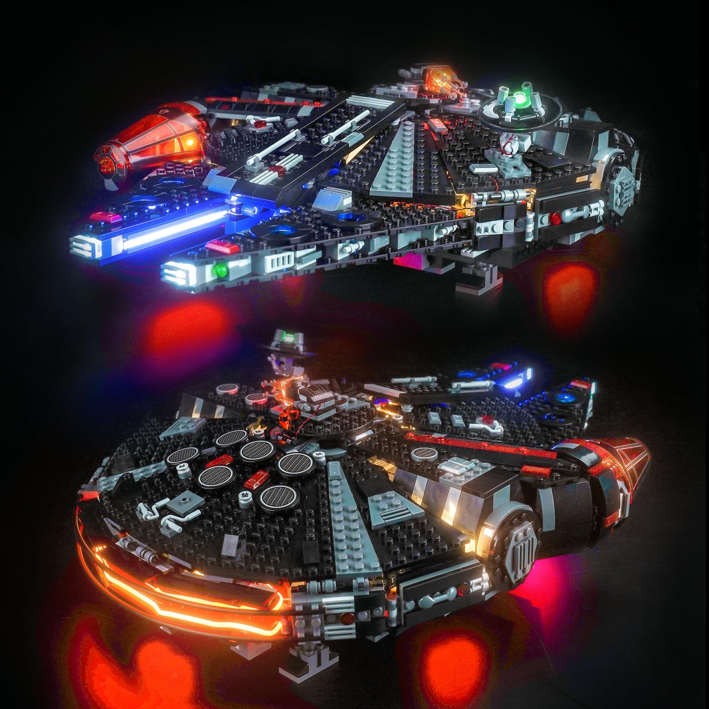 Brickbling Led Light Compatible With Lego The Dark Falcon, Creative Lighting Compatible With Lego 75389-No Model (Classic Versio