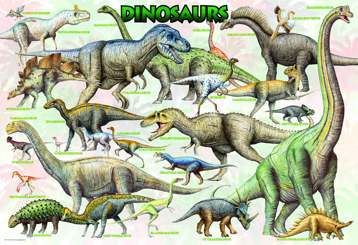 Dinosaurs 100 Piece Jigsaw Puzzle