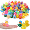 30 Pcs Rubber Ducks Assorted Plastic Rubber Ducks For Cruise Ducks Ducking Bath Toys Ducks Party Favors Beach Pool Activity Crui
