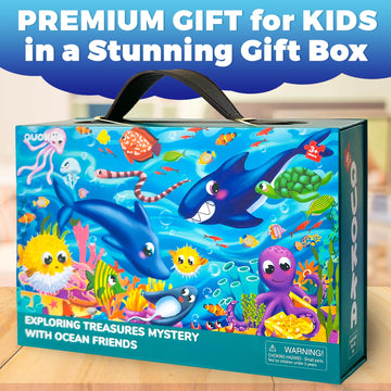 Quokka Giant Floor Puzzles For Kids Ages 4-6 - 2X3 Feet 48 Piece Puzzles For Toddlers 3-5 - Large Educational Kids Puzzles Ages 2-4 - Ocean Activity Game For Boys And Girls