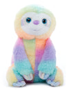The Petting Zoo Sloth Stuffed Animal Plushie, Ombrez Wildlife Animals, Rainbow Zoologee Sloth Plush Toy 12 inches