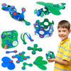 Clixo Itsy Magnetic Toy For Kids - Flexible, Durable, Imagination-Boosting Magnet Building Toy. Educational Multi-Sensory Stem Experience. Great As A Travel Game. Ages 4-99. 18 Piece Pack