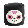 Aurora Squeezable Mallows Day Of The Dead Stuffed Animal - Ultimate Squishiness - Unique Shape - Black 6 Inches