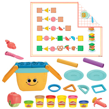 Play-Doh Picnic Shapes Starter Set, Preschool Toys (F6916) For 3+ Years