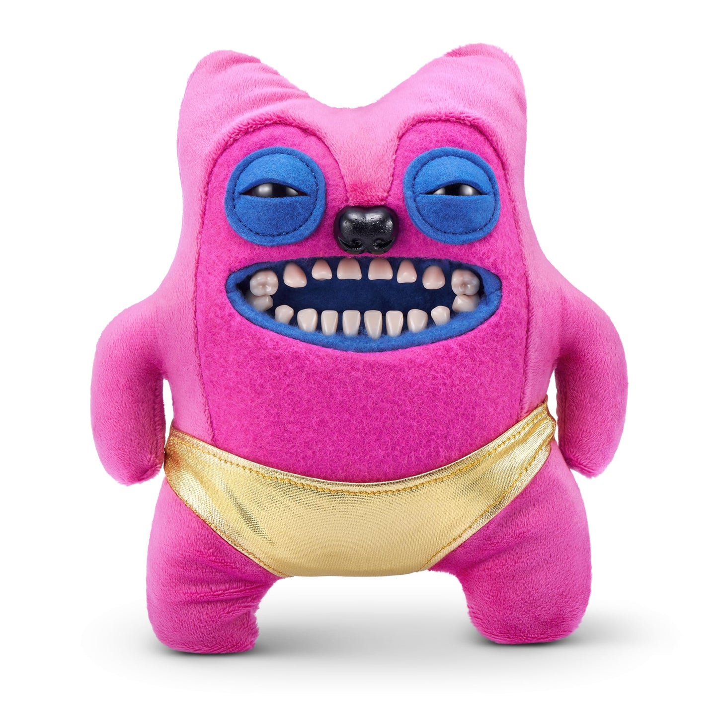 Fuggler Gold Fuggs By Zuru Funny Ugly Monster, Plush, Collectible, Toy (Greedy Grinner - Pants)