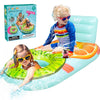 Fruit Inflatable Pool Float mature-themed - Summer Gifts for Women Kids Heavy-Duty Pool Floaties Lounger Floats Floating Chair Raft with Cup Holder Double Water Floaty Lake Tanning Float Beach Birthday Party
