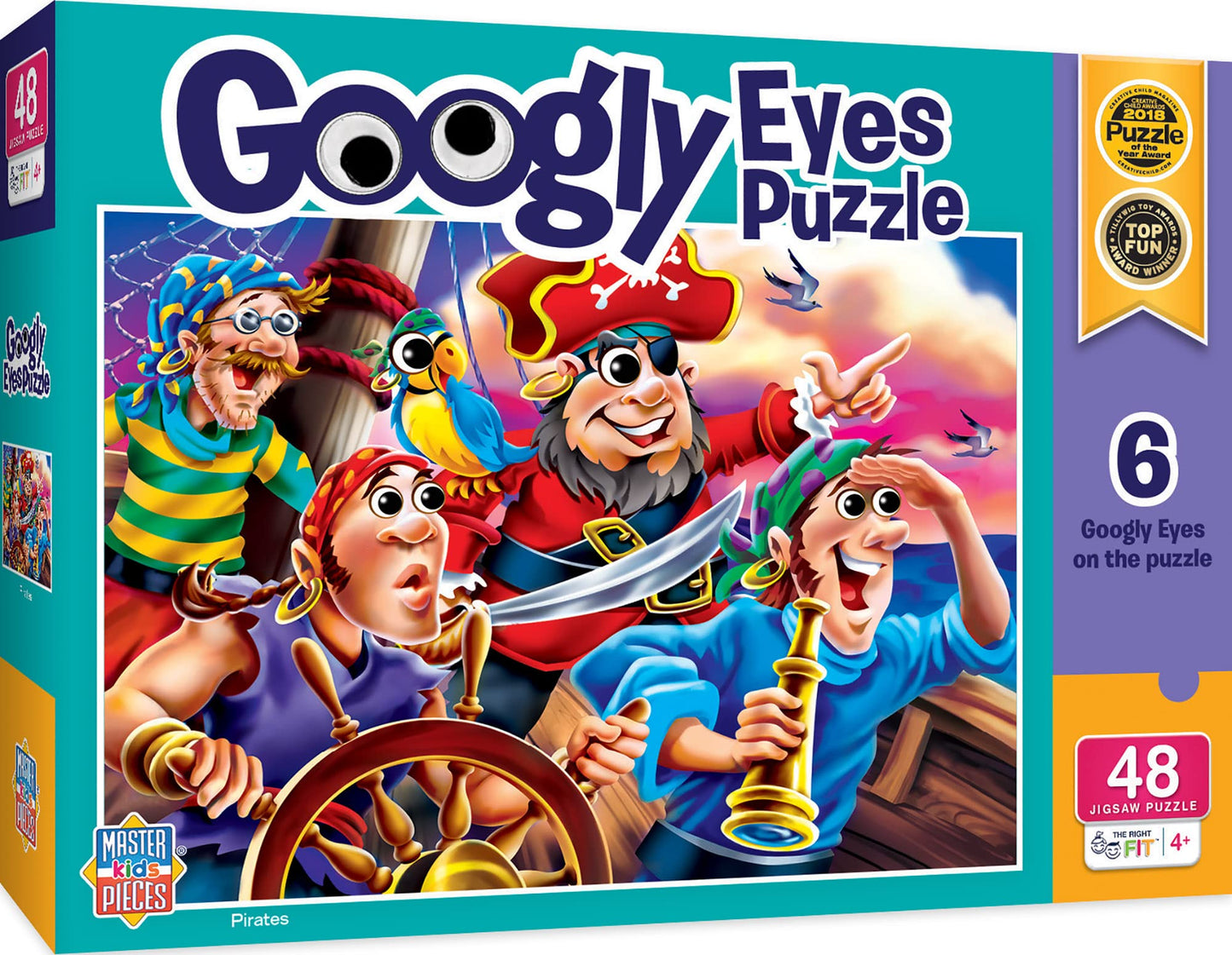 Pirates Googly Eyes 48 Pc