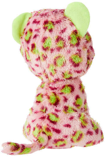 Ty Beanie Boos Lainey Leopard Stuffed Animal, 15cm, Multicoloured, Model 2005076, Polyester
