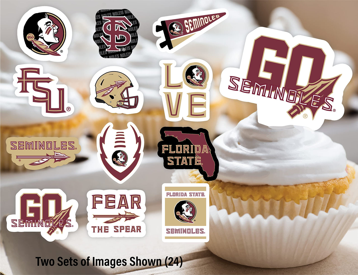 Florida State Party Supplies (42 Pieces) Fsu Decorations For Graduation, Tailgating And Birthday Party With Fsu Banner And Cake