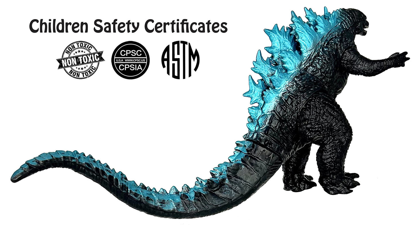 Twcare Godzilla Vs. Kong 2021 Toy Action Figure: King Of The Monsters, Movie Series Movable Joints Soft Vinyl, Travel Bag