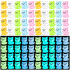HFAYDZSW 40Pcs Luminous Mini Resin Cat, Miniature Cat, Glow in The Dark Tiny Cat Ornament for Garden Landscape Aquarium Dollhous