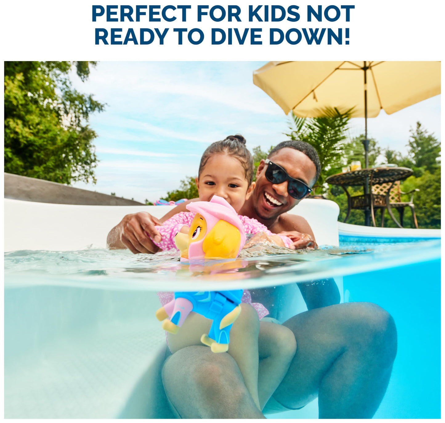 Swimways Paw Patrol Skye Floatin' Figures, Swimming Pool Accessories & Kids Pool Toys, Paw Patrol Party Supplies & Water Toys Fo