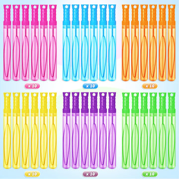Springflower Bubble Wand, 60 Pcs Bubble Wands Bulk, Summer Toys Outdoor Activity Supply,Bubble Party Favors For Kids, Birthday,