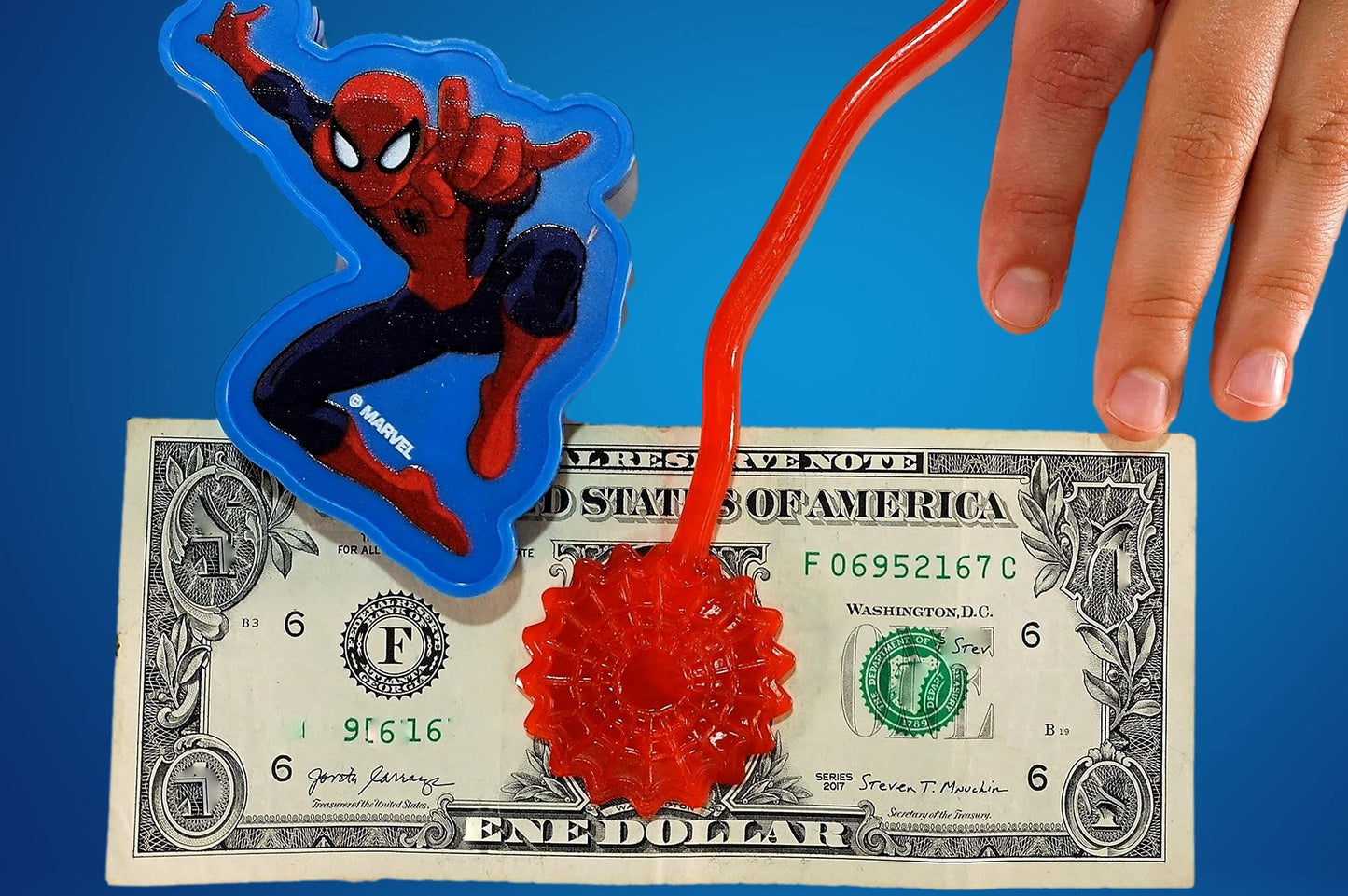 Ja-Ru Marvel Spiderman Sticky Stretchy Fidget Toy (8 Units) Just Like Sticky Hands For Kids Bulk Treasure Box Toys For Classroom Prizes. Kids Goodie Bag Stuffers. A-6809-8