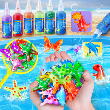 Kacwsoay 6 Colors Water DIY Gel Fairy Water Auqa Makes Spirites Elf DIY Fairy Toys Handmade Soft Figures Crafts Gift for Boys an