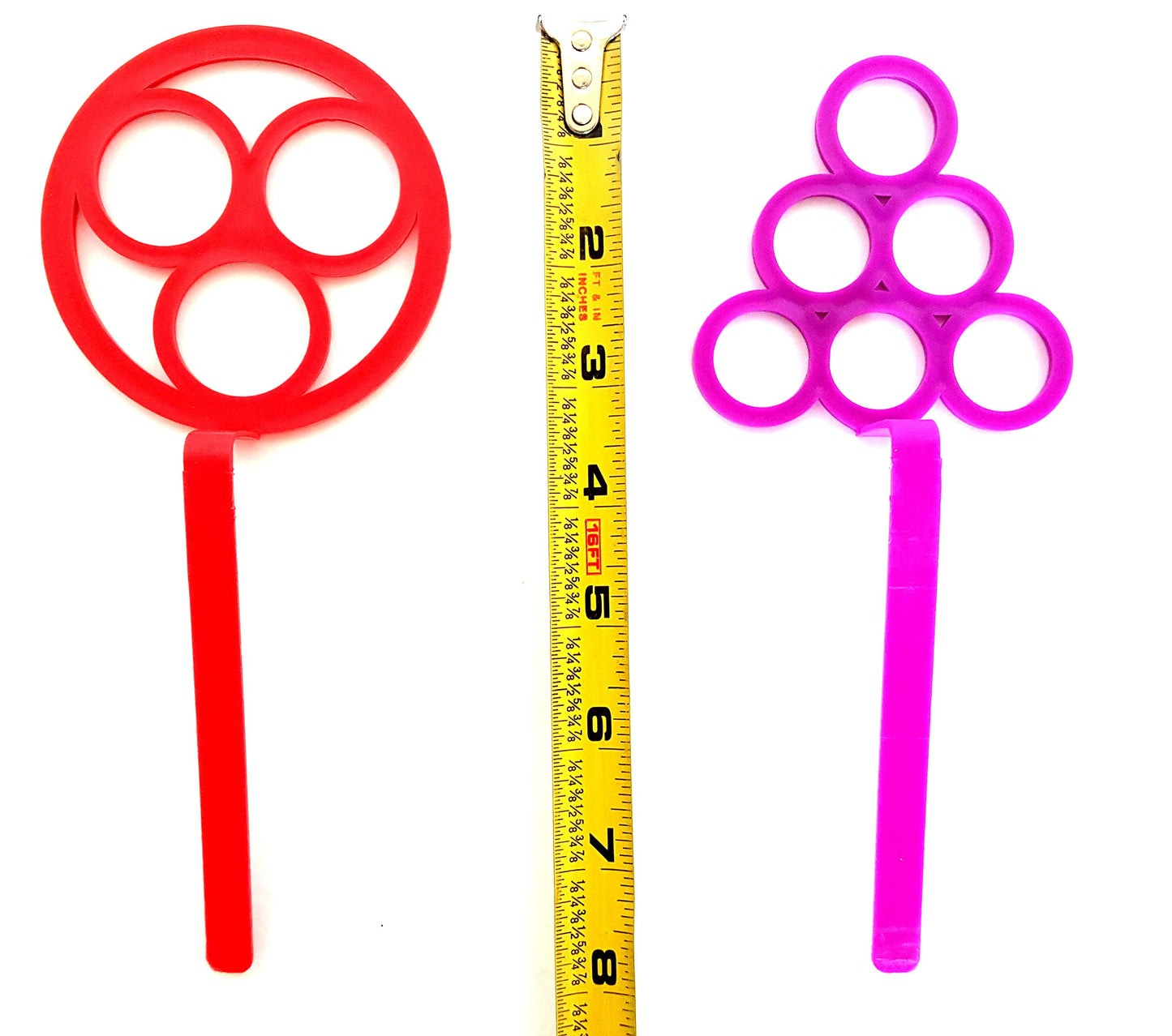 Bubble Wands, Large Bubble Wand Assortment, 8' Inches (1 Set)