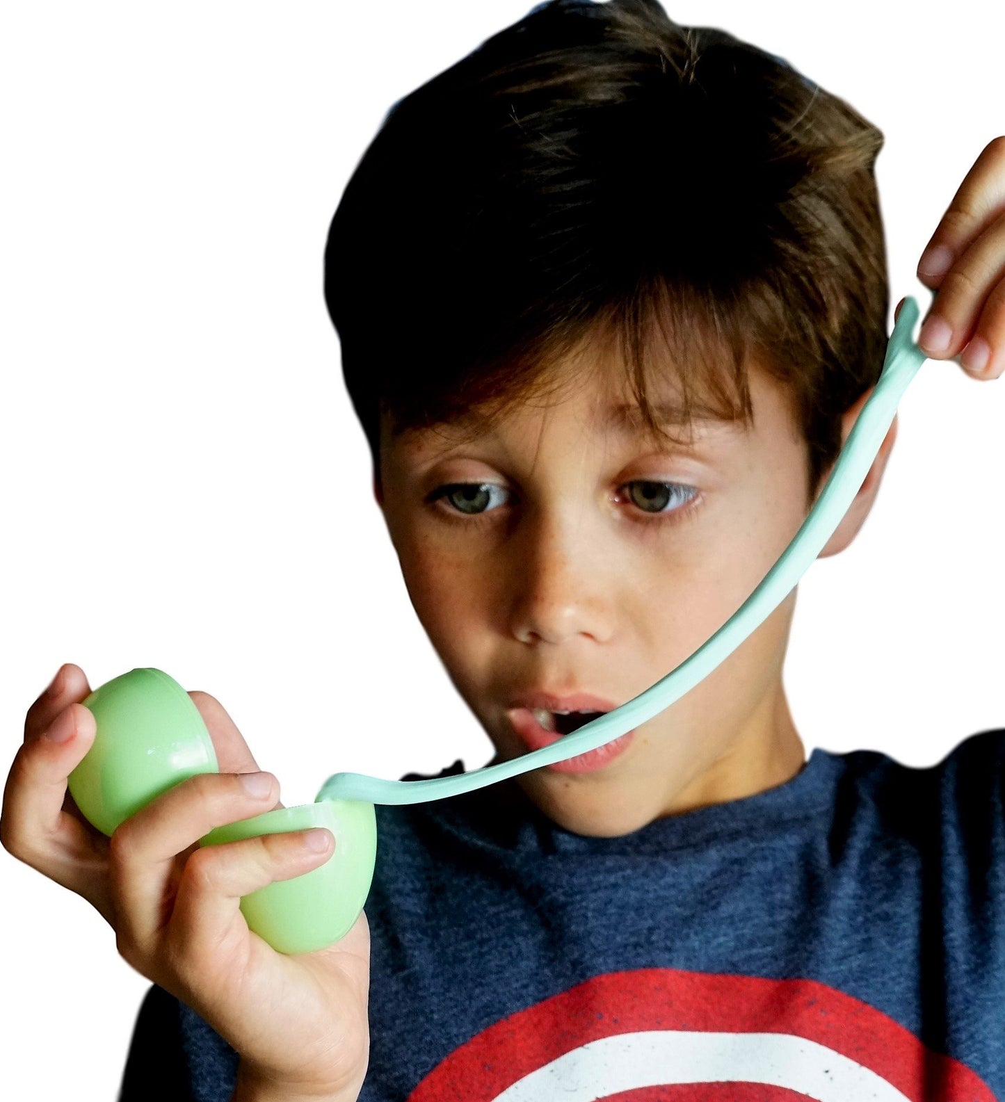 Ja-Ru Glow In The Dark Slime Eggs (2 Units) Squishy & Stretchy Putty For Kids. Sensory Stress Relief Toy. Mini Slime Party Favor