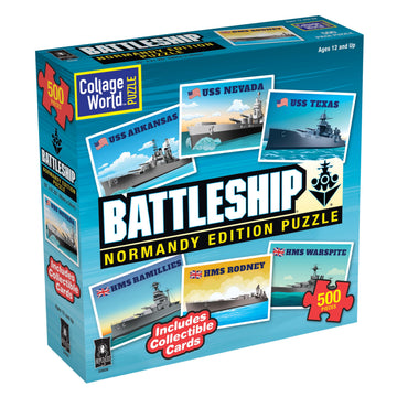 Battleship Normandy Edition 500 Piece Jigsaw Puzzle