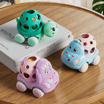 Toy Cars For Toddler Girl Valentine'S Day Gift Push And Go Rattle Car, Toddlers Push Cars Play Car Toys, Valentines Day Gifts Fo