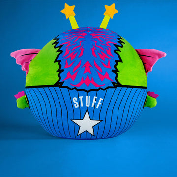 The Sleep Squad Orlando Magic 12" Stuff the Magic Dragon Plush - Crystal Velboa Polyester, Model X1-NBA-MAG-MAS
