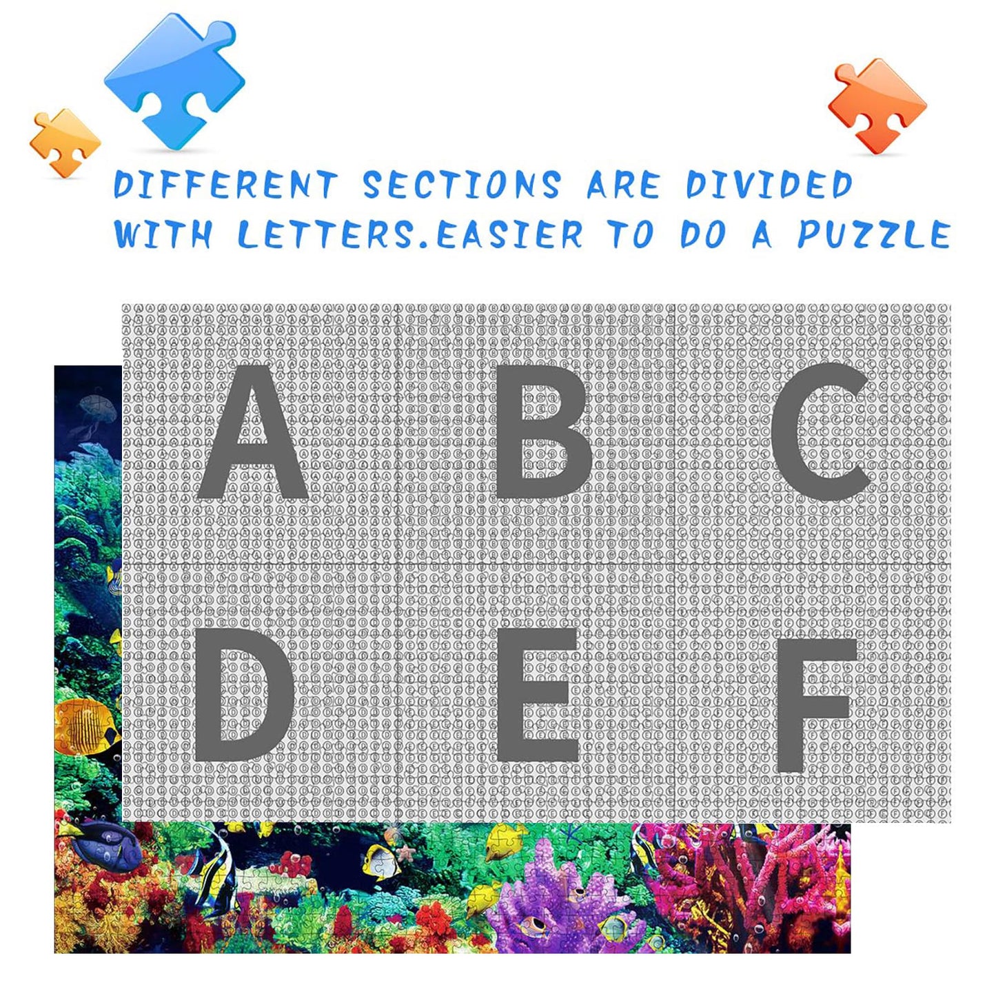 Nattork Jigsaw Puzzles 500 Pieces For Adults, Families (Sea World) Pieces Fit Together Perfectly