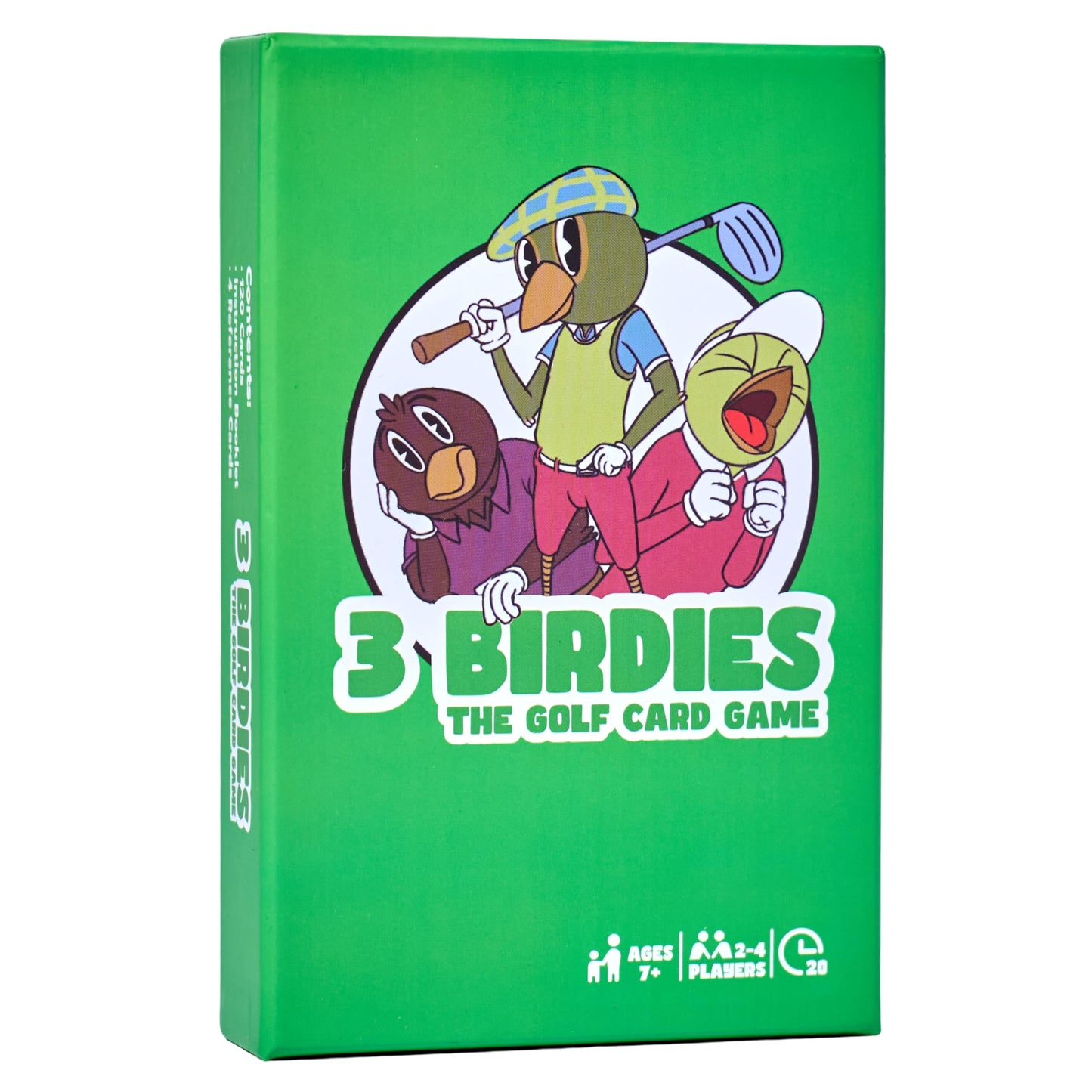 3 Birdies - The Golf Card Game - Fun, Fast-Paced, And Strategic Family Games For Game Night, Easy To Learn, Great For Couples, A