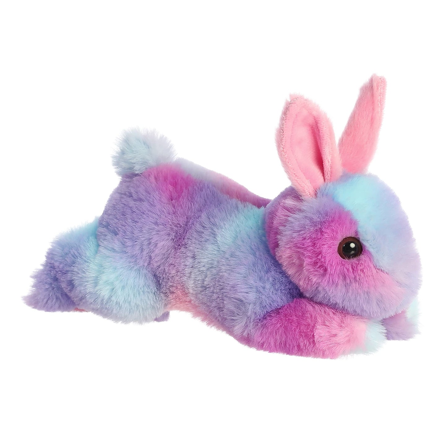 Aurora Adorable Mini Flopsie Spring Time Bunny Stuffed Animal - Playful Ease - Timeless Companions - Lavender 8 Inches