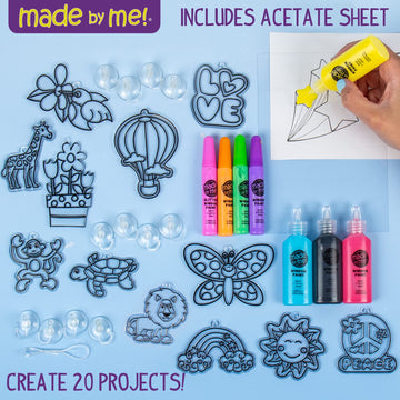 Made By Me Create Your Own Window Art - Multicolor Acetate Sheet, Model 765940460924