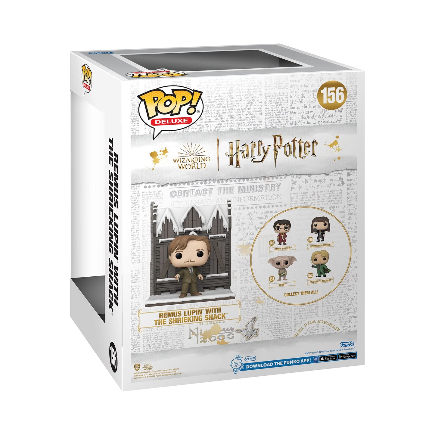 Funko Pop! Deluxe: Harry Potter: Hogsmeade - Remus Lupin with The Shrieking Shack