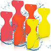 Miniinflat 6 Pcs Water Solid Saddle Floats Set Buoyant Comfortable Foam Water Resistant Floating Seat Long Reliable Saddle Loung
