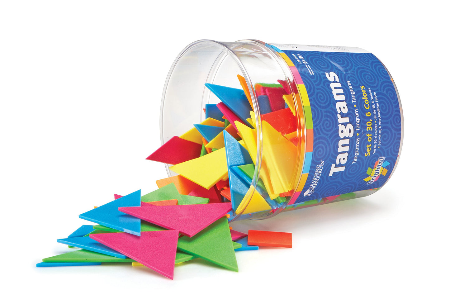 Learning Resources Ler3554 Brights! Tangrams Class Pack