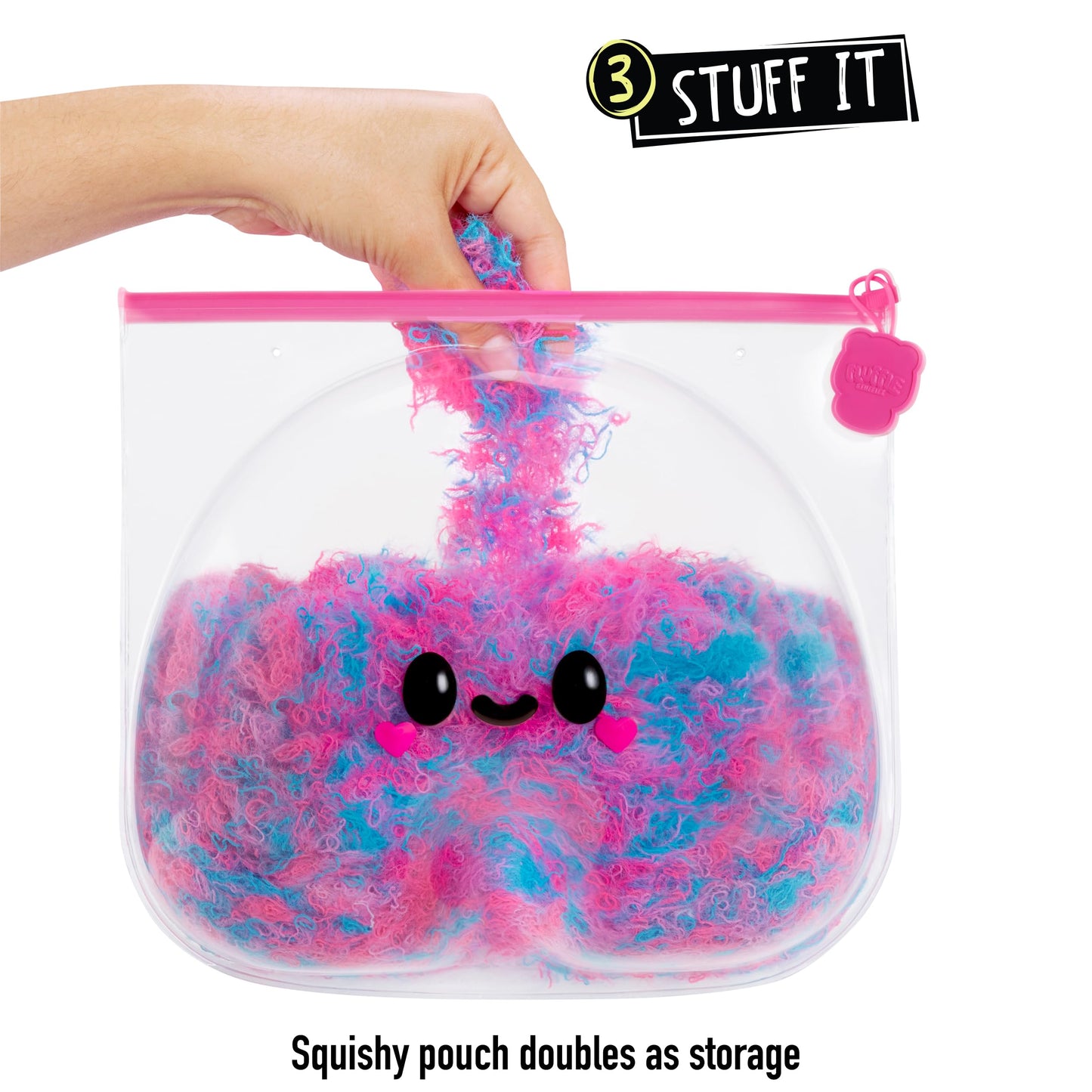 Fluffie Stuffiez Rainbow Large Plush 11" - Ultra Soft Polyester Collectible, ASMR Fidget, Multicolor, Model 594406EUC
