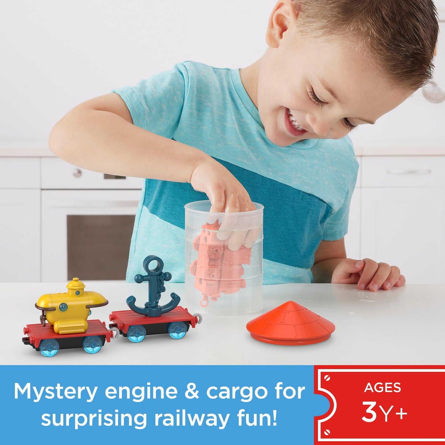Thomas & Friends Mystery Toy Trains Collection, Color Reveal Engines With Color-Changing Action & Cargo For Kids Ages 3+ Years, Each Sold Separately