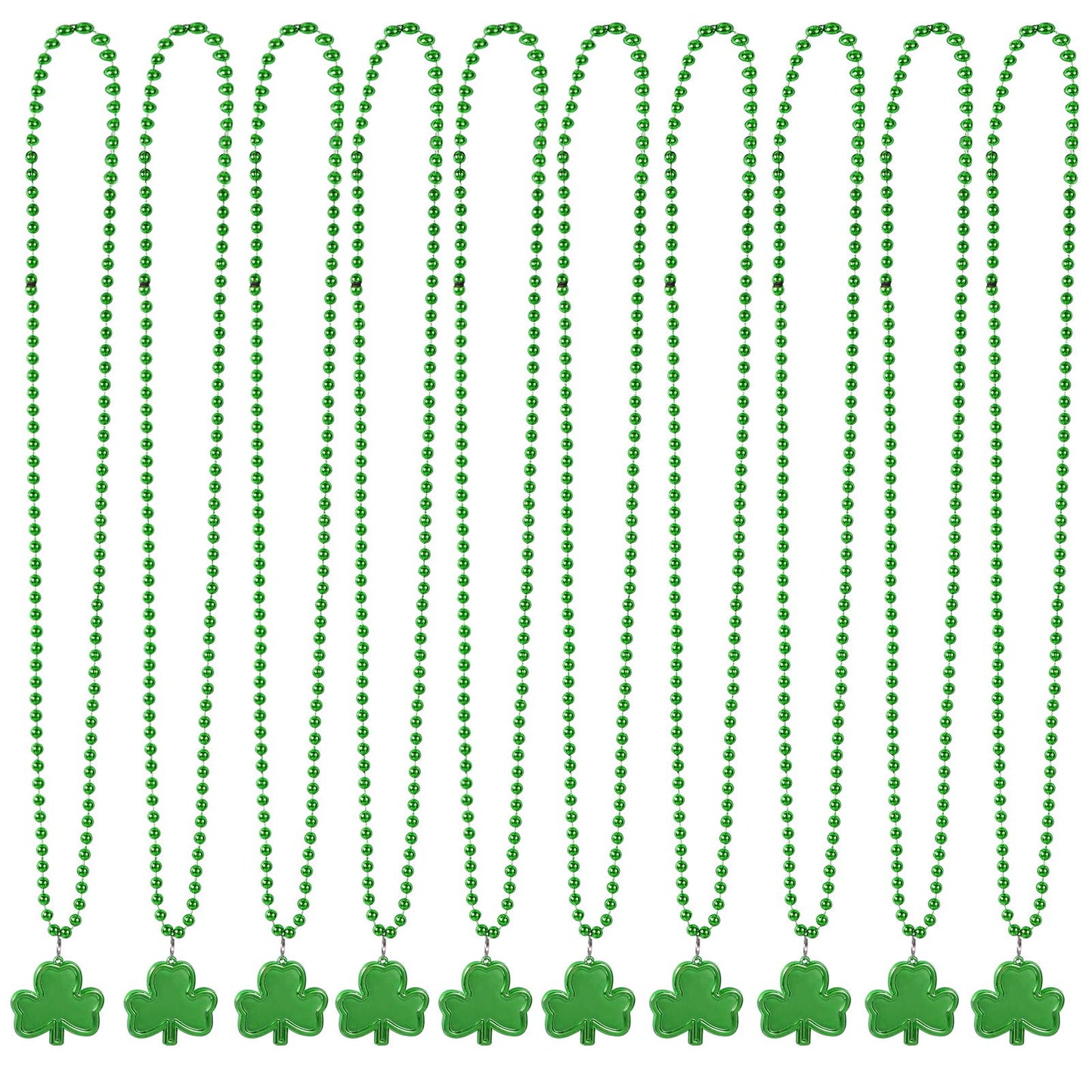 Max Fun 188Pcs St Patricks Day Accessories Party Favors Set Decorations Kids Saint Patricks Day Irish Decor, Green Beads Shamrock For Parades Supplies