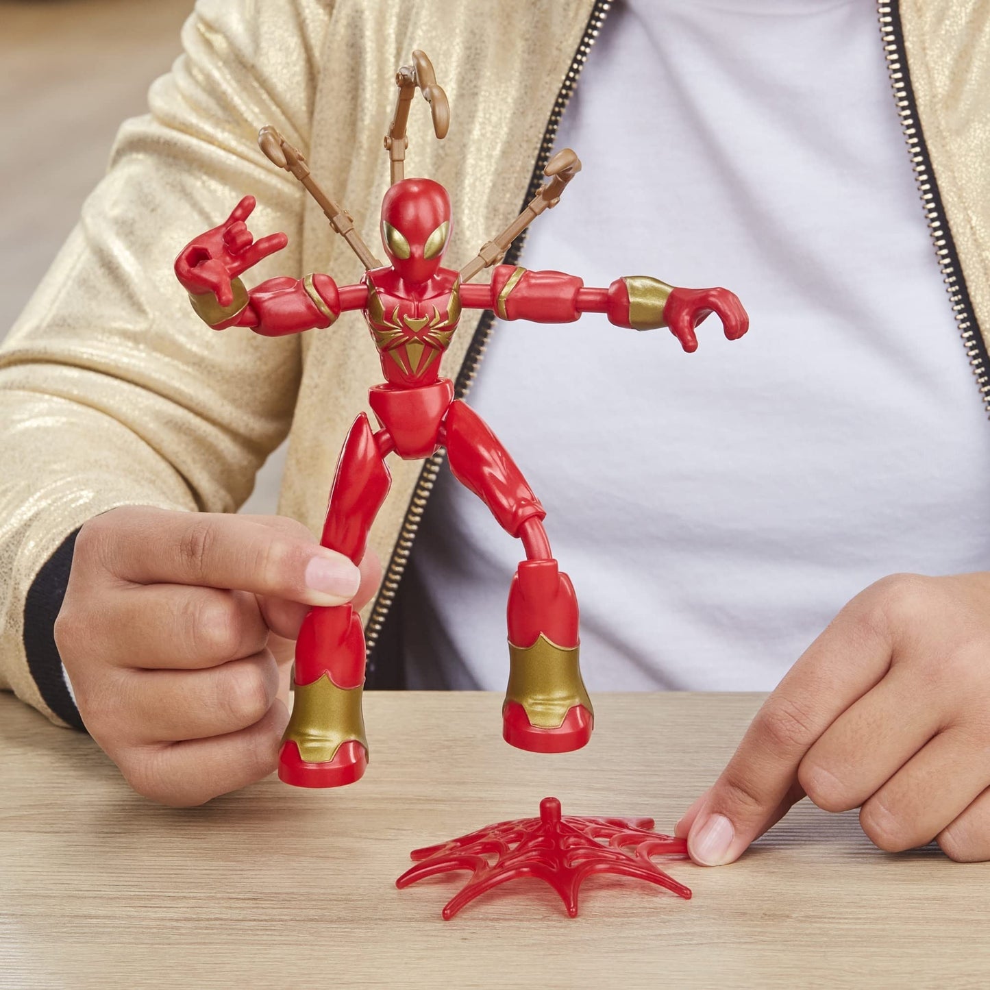 Spider-Man Ent_554477 Iron Vlad & Niki Crazy Rocketship Expanding 2-Level Rocket Playset With Handle Includes Vehicles, Figures, Stickers, And Tattoo Sheet, Multicolor, 5.08 X 16.51 X 22.86 Cm