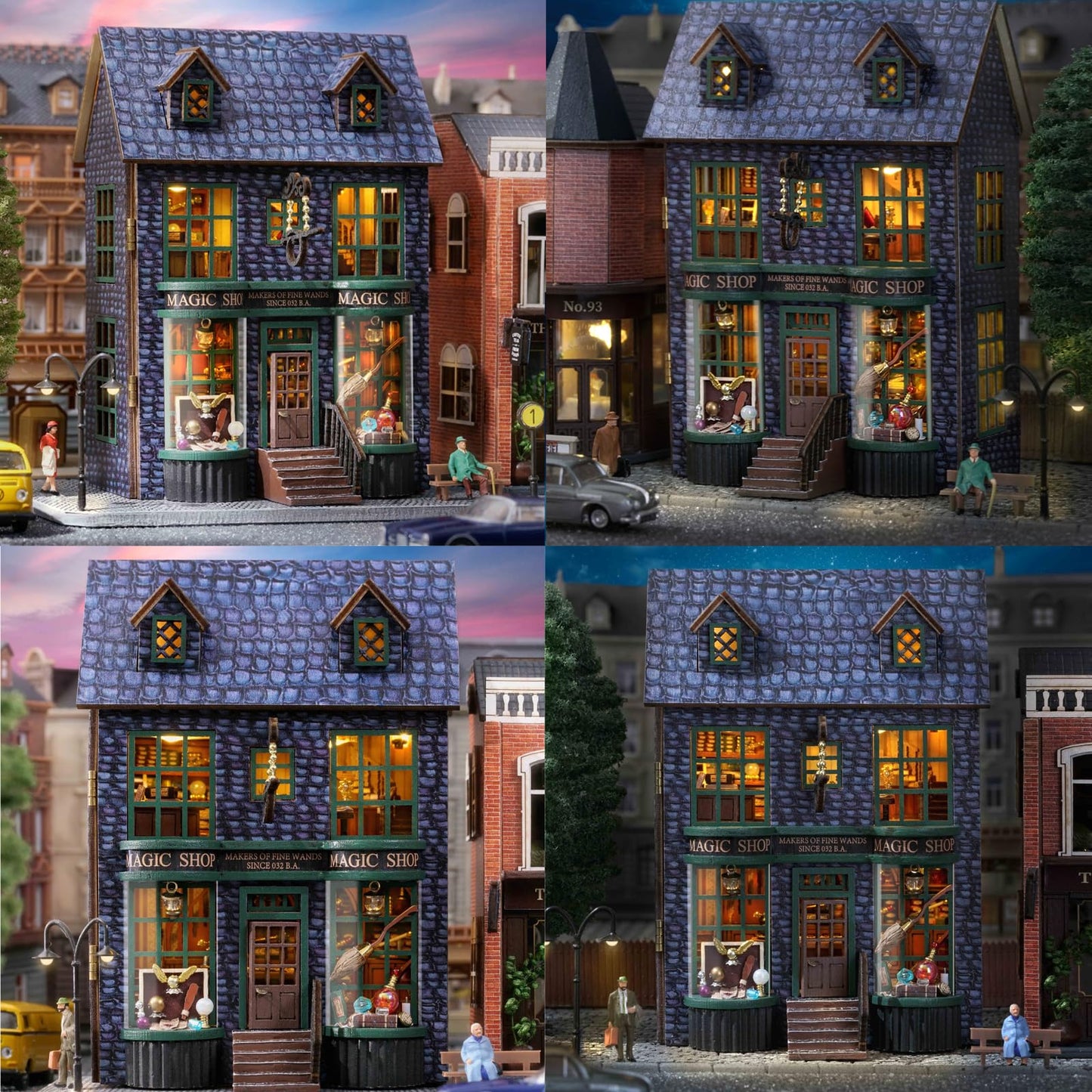 Kisoy Diy Miniature House Kit, Tiny House Building Kit With Furniture And Led Light For Adults And Teens, Diy Mini House Craft K