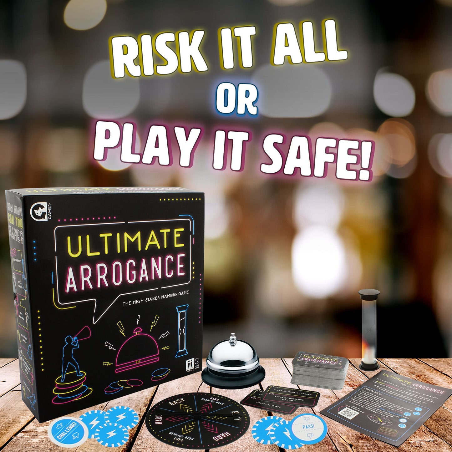 Ginger Fox - Ultimate Arrogance Game. A Bluffing And Deception Game Under Time Pressure. Card Games For Game Nights, Hangouts And More. Fun Family Games For Ages 12 And Over.