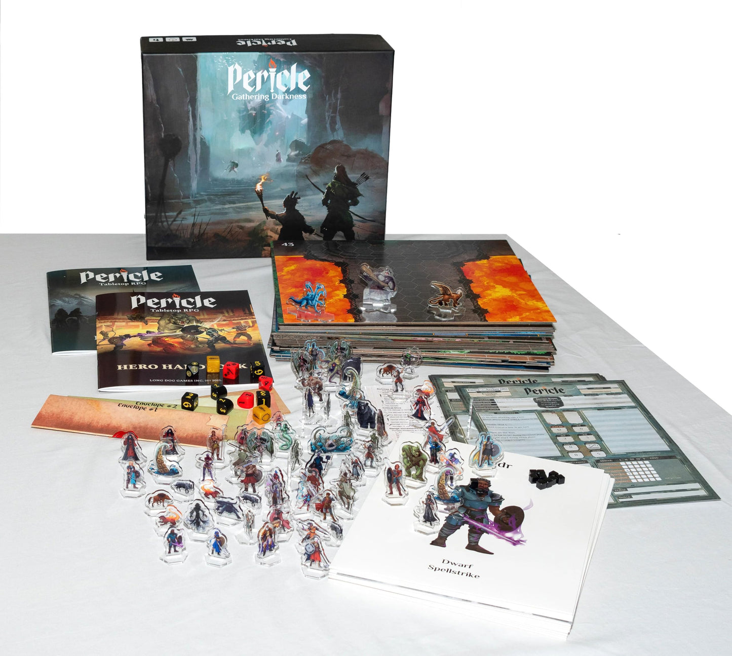 Pericle: Gathering Darkness (Core Game) | Tabletop Roleplaying Game | App-Assisted Game Master | 100+ Hours Of Adventure | 1 To