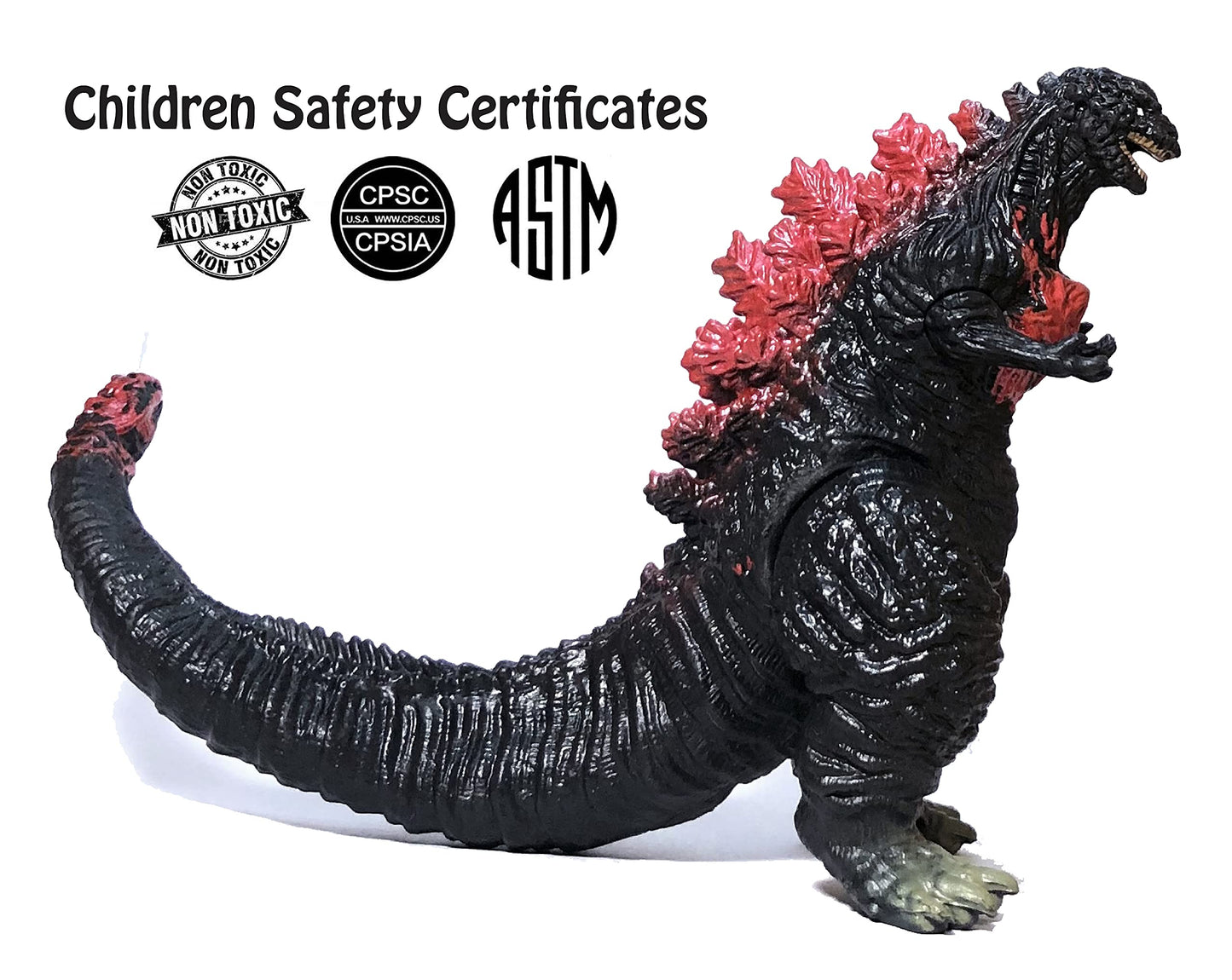 Ezfun Set Of 8 Godzilla Toys Movable Joint Birthday Kids 2019 Action Figures King Of The Monsters Burning Heisei Mecha Ghidorah