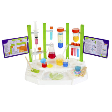 Thames & Kosmos Ooze Labs Chemistry Station Kit - 20 Experiments, Plastic, Multi-Color, Model 642105