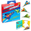 Peaceable Kingdom Valentines Cards for Kids Classroom, Set of 28 Valentines Day Gifts - Pop Out Airplanes