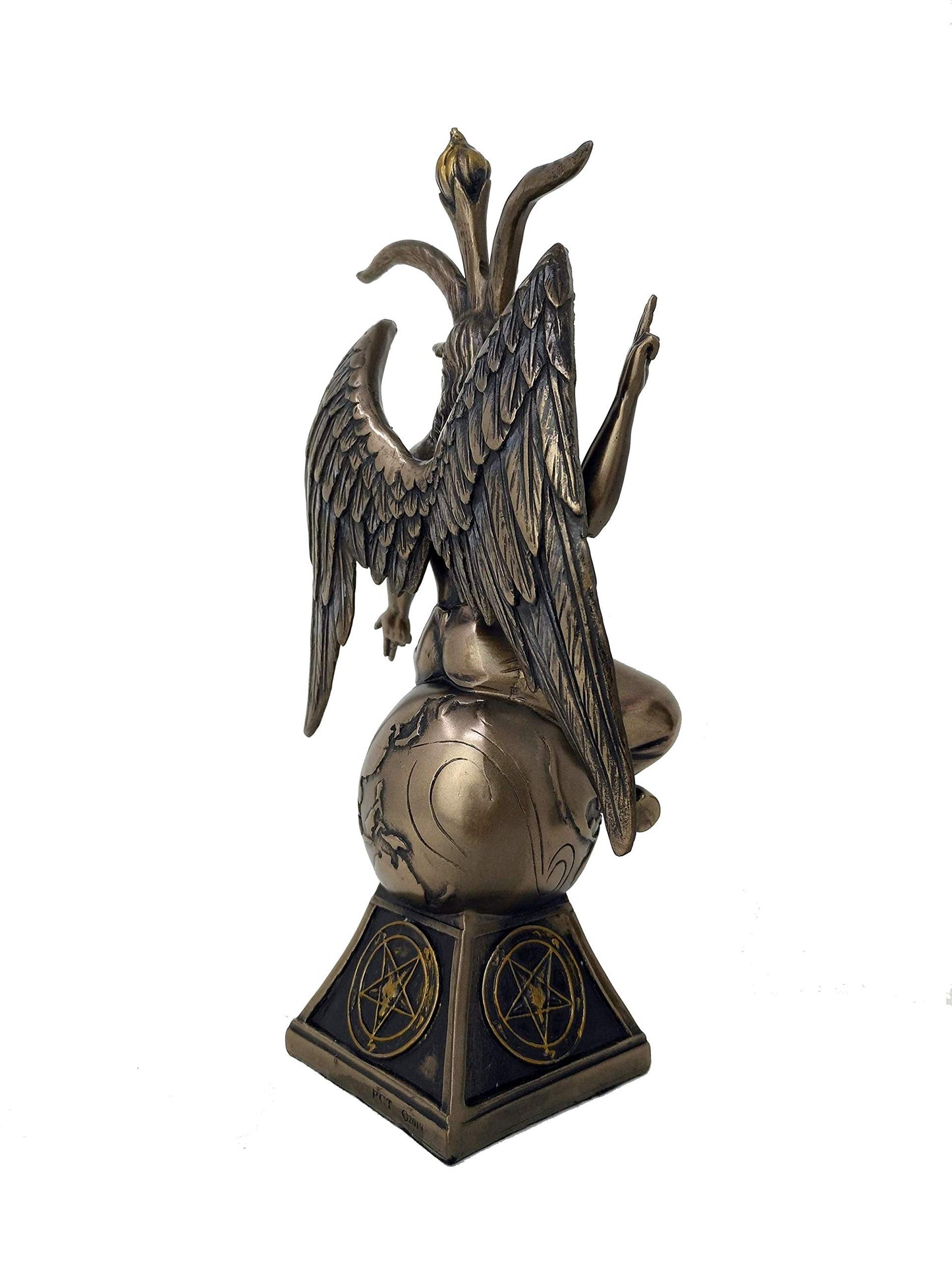 Ebros Gift Baphomet Figurine The Sabbatic Goat Satanic Church Decorative 9.5' H Statue