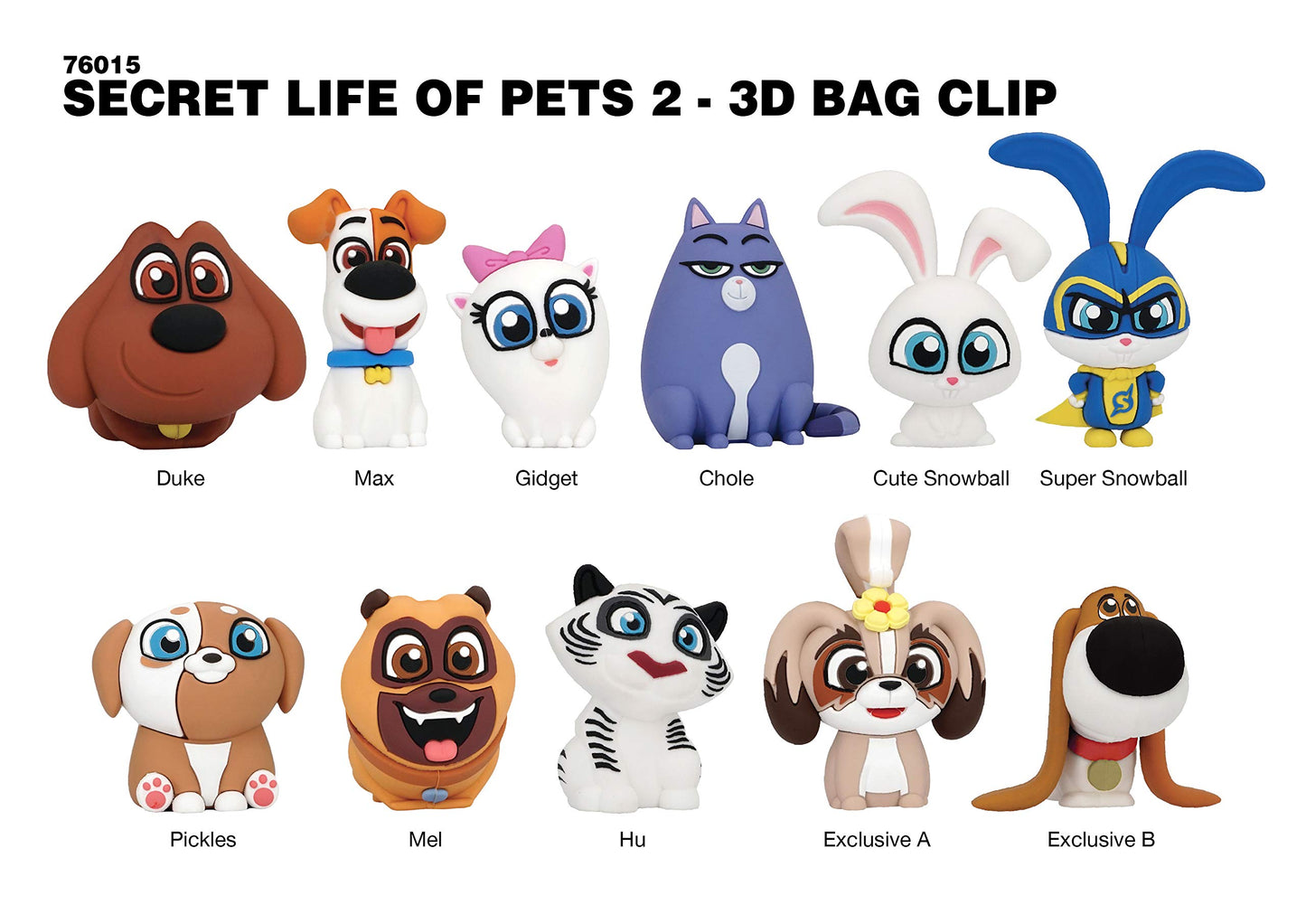 Secret Life Of Pets 2 Blind Bag Foam Figure Keyring | One Random