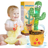 Jakcjfii Dancing Talking Cactus Baby Toys Boy Girl Gifts, Singing Mimicking Recording Toys Repeats What You Say, Comes With 120