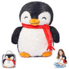 Odoxia Weighted Animals For Anxiety 3.1Lb Penguin | Stuffed Weighted Plush For Kids, Adults | Weighted Stuffed Animals | Weighted Plushies | Weighted Stuffed Plush | Weighted Plushie